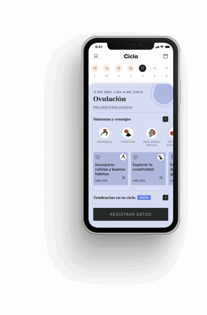Mockup iPhone prototipo Cicla